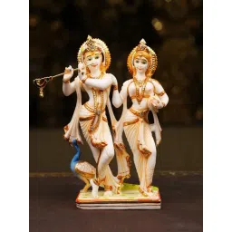 Ekaa Handicrafts Hand Painted 7" Radha Krishna Statue for Home-picture-29