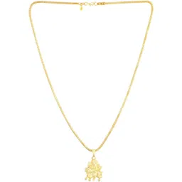 Ekaant Unisex Stainless Steel Goddess Durga Shaped Pendant With Chain-picture-29
