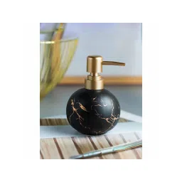 Ekhasa Ceramic Handwash Dispenser Bottle 300ml) (Black)-image-24