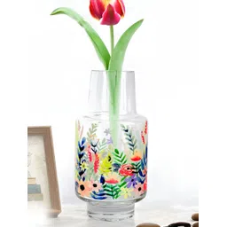 Ekhasa Transparent Printed Thickened Crystal Glass Vase-picture-52
