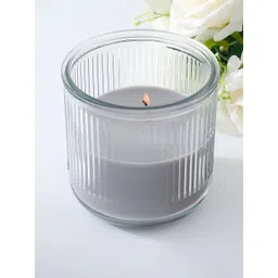 Ekhasa White & Grey Textured Soy Wax Black Snake Scented Jar Candle-image-25