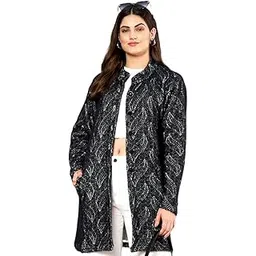 ekools Women Full Sleeves Woolen Cardigans Sweaters-picture-20