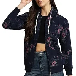 ekools Women's Fleece Fullsleeves Jacket (Flee02)-picture-38