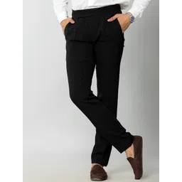 el cielo Men Sharp Skinny Fit Easy Wash Pleated Trousers-image-2