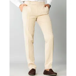 el cielo Men Sharp Skinny Fit Easy Wash Pleated Trousers-image-16