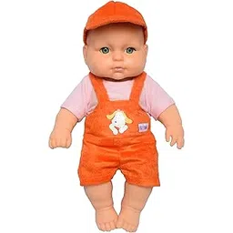 EL FIGO Cute Little Boy Toy in Dungaree Dress Doll for Kids (Rotatable Legs Arms with Removable Clothes Set 31 cm)-picture-13