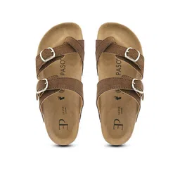 El Paso Brown Synthetic Lightweight Premium Comfort Outdoor Sandals image 3