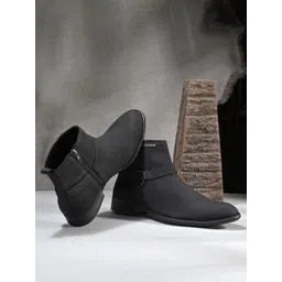 El Paso Men Block-Heeded Casual Chelsea Boots image 1