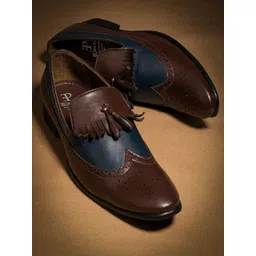 El Paso Men Brown Solid Formal Brogues-picture-25