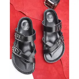 El Paso Men Buckle Detail Comfort Sandals-picture-12