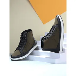 El Paso Men Olive Ankle Casual Boots-picture-18