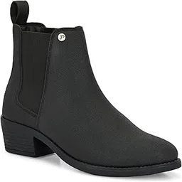 el paso Premium Black Women Chelsea Durable Boots | Casual & Travel Comfort Wear EPW8507_P-picture-11