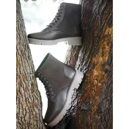 El Paso Women Brown Solid Regular Boots-picture-25