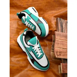El Paso Women Green Colourblocked Sneakers-picture-24