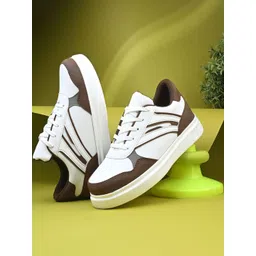 El Paso Women Lace-Ups Round Toe Comfort Insole Colourblocked Synthetic Causal Sneakers-picture-19