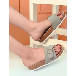 El Paso Women Open Toe Slip-On Sandals-picture-22