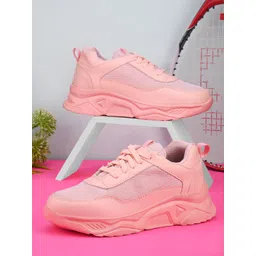 El Paso Women Textured Lightweight Leather Sneakers-picture-15