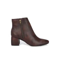 El Paso Women's Brown Casual Booties-picture-15