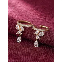 EL REGALO Artificial Stones Studded Circular Shaped Ear Cuff-picture-16