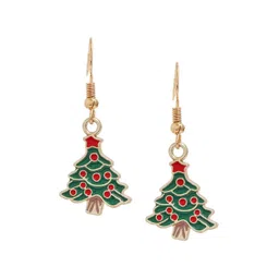 EL REGALO Christmas Contemporary Enamelled Drop Earrings-picture-19