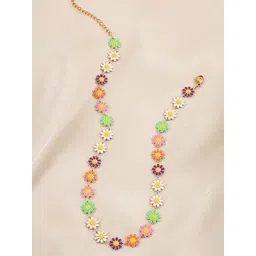 EL REGALO Floral Minimal Necklace With Lobster Closure-picture-37