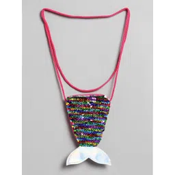 EL REGALO Girls Beaded Jewellery Set With Mermaid Sling Bag-picture-37