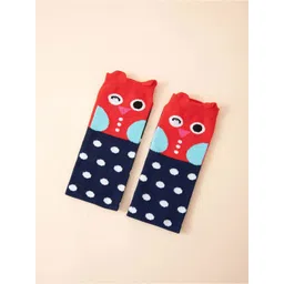 EL REGALO Girls Blue & Red Patterned Ankle-Length Socks-picture-14