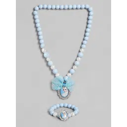 EL REGALO Girls Blue Beaded Necklace  Bracelet Jewellery Set-picture-19