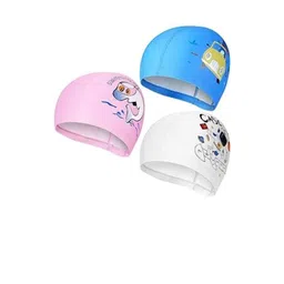 EL REGALO Kids Pack Of 3 Printed Swim Cap-picture-57