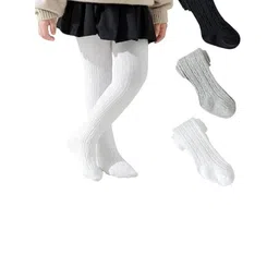 EL REGALO Pack Of 3 Stretchable Opaque Stockings-picture-43