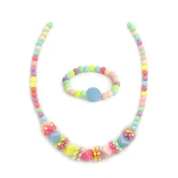 EL REGALO Set Of 2 Yellow Jewellery Beaded Set image 2