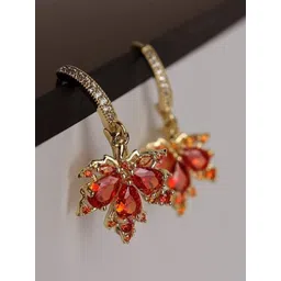 EL REGALO Stone Studded Contemporary Drop Earrings-picture-32