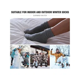 EL REGALO Unisex Pack of 3 Calf Length Socks-picture-15