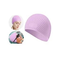 EL REGALO Women Textured Non-Slip Swim Cap-picture-31