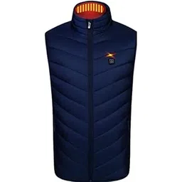 elaccent Unisex USB Heating Vest with Stand Collar Smart Temperature Control Sleeveless Jacket-picture-39