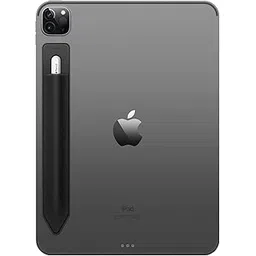 elago Pencil Holder Compatible with Apple Pencil Pro & 1st & 2nd Generation, Strong Adhesive Sleeve, Attach to Tablet Case, PU Leather and Soft Lycra Material, Stylish Design, Elastic Pocket (Black)-picture-16