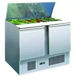 Elanpro ES 900 Salad Counter 2 Door Salad / Solid Top Without GN Pans (240 Litre)-picture-19