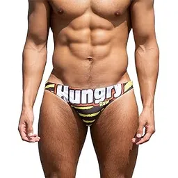 elbme ELBME® Mens Swim Briefs Bikini Swimwear Sexy Bathing Suit Striped Boardshorts Stretch Swimsuit Quick Dry_1-picture-50