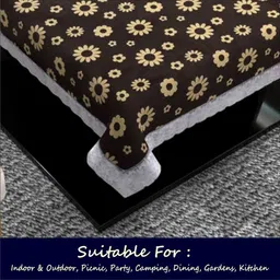 elecare Plastic 4 Seater Printed Table Cover-picture-14