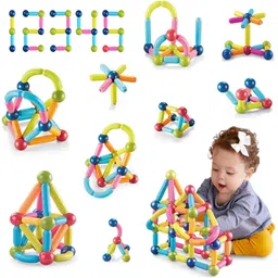 elecart Magnetic Building Blocks – 25pcs Educational STEM Toy for Kids 3+-picture-23