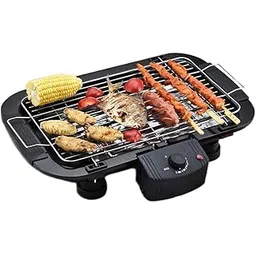 Electric Barbecue 2000W, Smokeless Grill, Smokeless Non-Stick Portable Barbecue, 5-Speed Temperature Adjustment, Easy To Clean, Individual Oil Tray, Suitable For Indoor Or Outdoor Use image 1