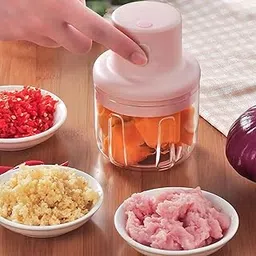 Electric Mini Garlic Chopper, 250ml, USB Rechargeable, Portable Food Processor, One-Touch Operation, Wireless Design-image-31