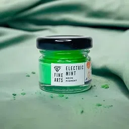 Electric Mint Neon Pigment Powder 20g for Resin Art | Epoxy Color Pigment for DIY Craft & Jewelry Making-picture-12