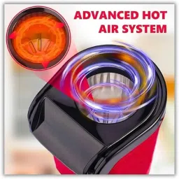 Electric Popcorn Maker 1200W Hot Air Popper | Oil-Free Fast Snack Maker for Home Movies & Parties | Healthy One-Touch Popcorn Machine for Kids & Adults image 5