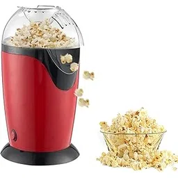 Electric Popcorn Maker Hot Air Popper Machine 1200W | Oil-Free, Healthy Snack Maker for Kids & Adults | Fast Popper for Home, Movie Nights, Parties | Easy One-Touch Operation (Round)-picture-16