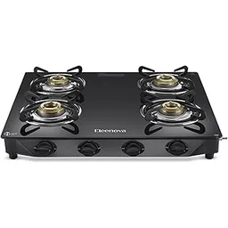 Eleenova Freedom Gas Stove | 4 High-efficiency Burners | Heat-resistant Pan Support | Teknotuf Superior Glass | Ergonomic Knobs | 2 Year Warranty-picture-29