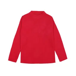 Elefantino Full Sleeves Solid Sweater - Magenta-picture-47