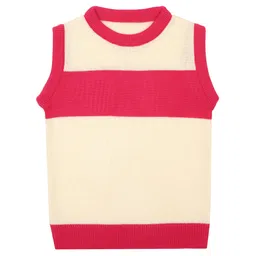 Elefantino Knit Sleeveless Colour Blocked Vest - Magenta-picture-29