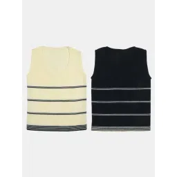 Elefantino Unisex Multicolor Striped Sweaters & Cardigans-picture-15