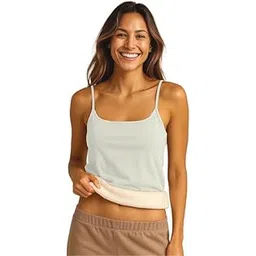 eleg & stilance Ladies Winter Warm Fleece Sleeveless Tops Thicken Plus Velvet Camisole Stretchy Slim-Fit Body Shaper Vest Shirt-picture-11